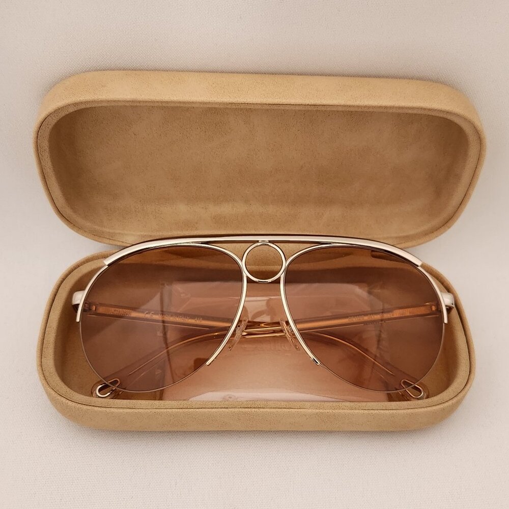 Chloe Suns Rose Gold/Rose Sunglasses Made In Italy